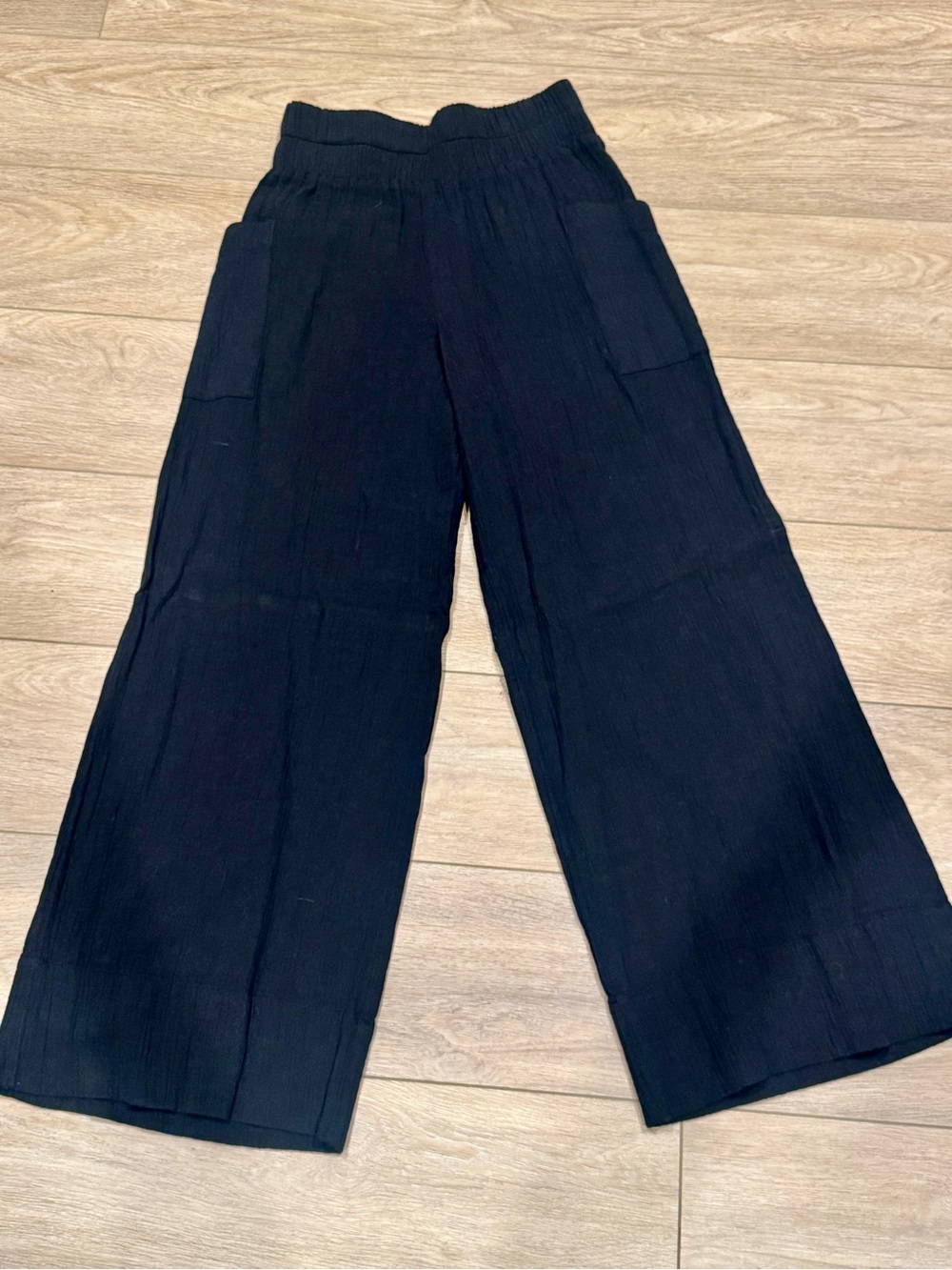 Women’s On 34th Black Wide Leg Pull-On Pants NEW! S